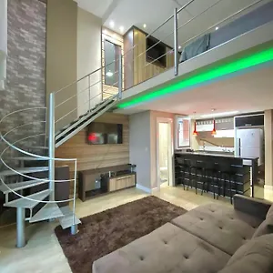  Casa de Férias Saint Sebastian Flat 612 - Com Hidro! Ate 4 Pessoas, Duplex, No Centro