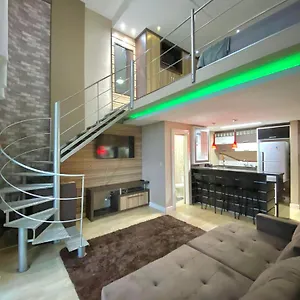  Casa de Férias Saint Sebastian Flat 612 - Com Hidro! Ate 4 Pessoas, Duplex, No Centro